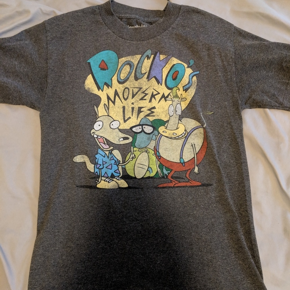Rockos Modern Life Graphic Tee Mens Size Small
